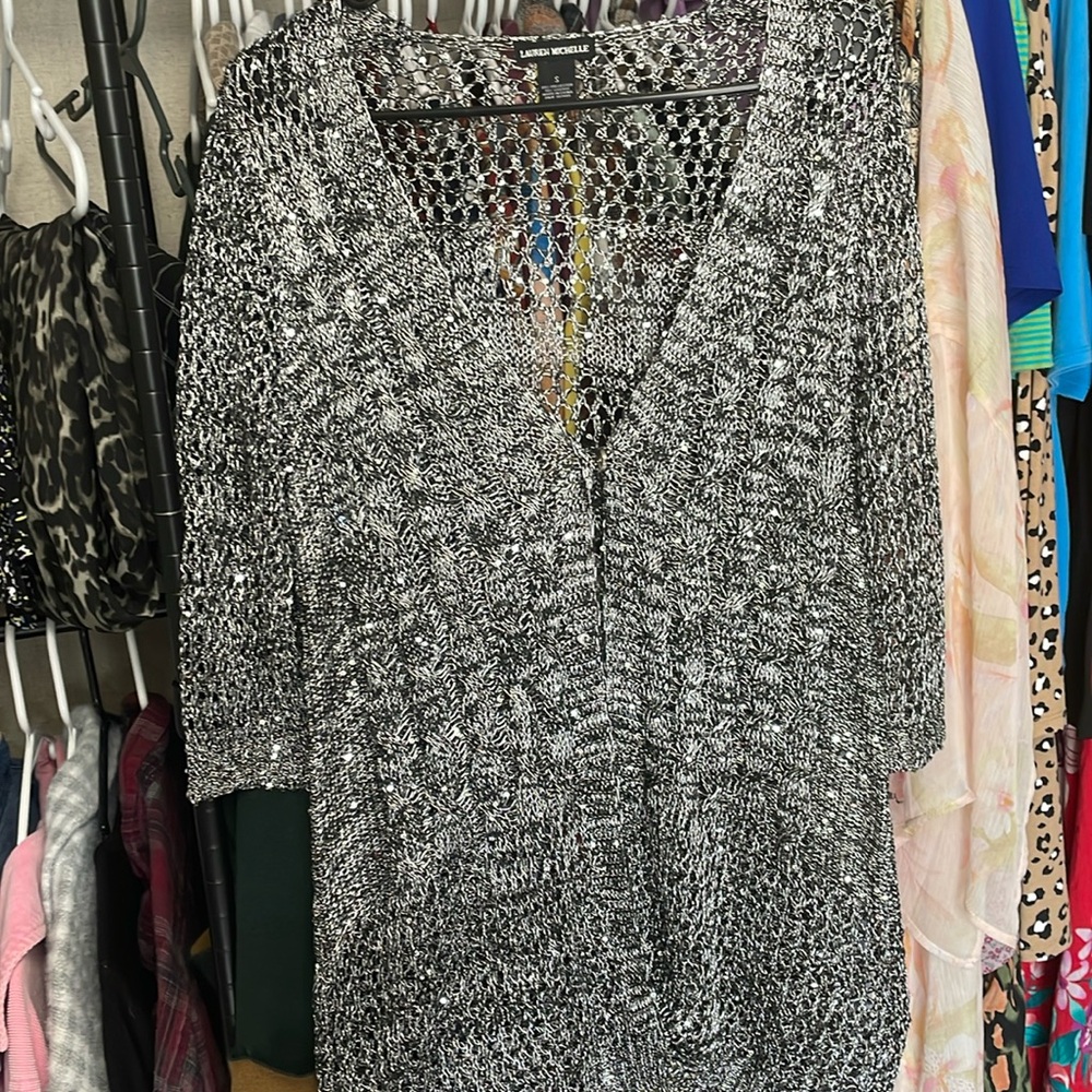 Mesh Cardigan Small